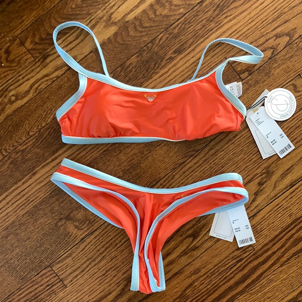 NWT Roxy High Waist Bikini Retro Swim